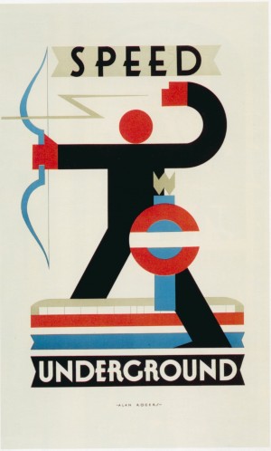 London Speed Underground poster